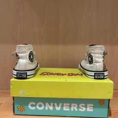 CONVERSE x Scooby-Doo Easy-On Chuck Taylor All Star Toddler High Top UK 6 Very Good + Box