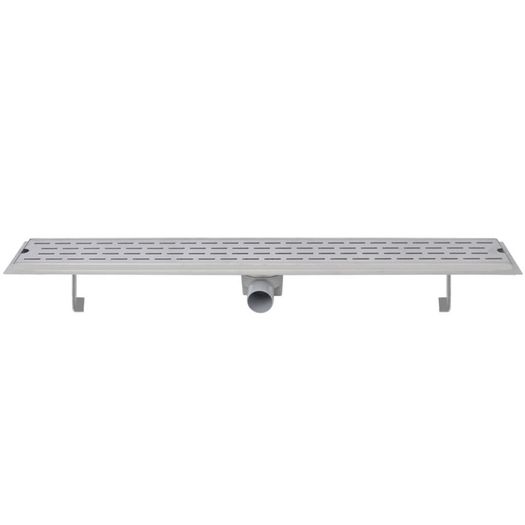 Linear Shower Drain 2 pcs Line 930x140 mm Stainless Steel