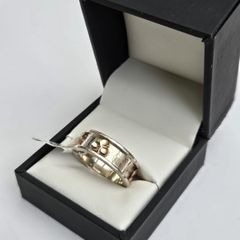 Brand New 925 Silver & 9ct Gold Ring