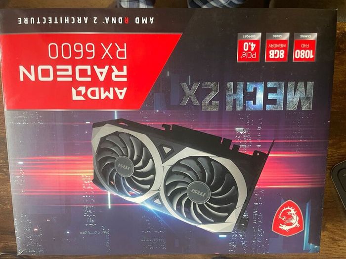 Msi Radeon Rx 6600 Mech 2x 8gb Gddr6 Pci Express Graphics Card For Sale ...