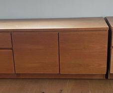Tapley 33 teak sideboard and chest of drawers.