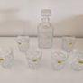 Vintage Luminarc Damier 7 Piece Whisky Decanter Set  Made in France Boxed Image 2