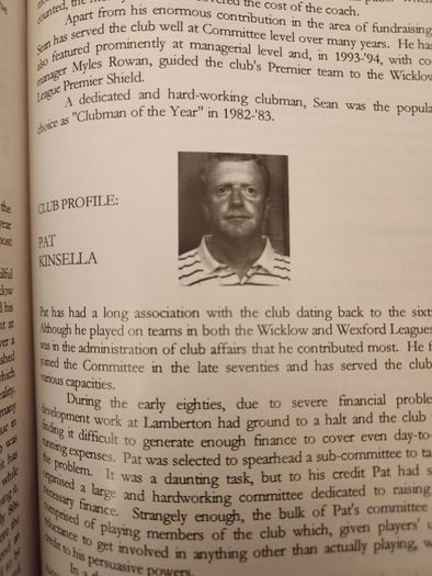 All For A Game.  A History Of  Arklow Town Football  Club 1948 -1998. Large Volume  First Edition Paperback In Very Good Condition.