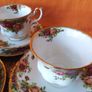 Four Good Royal Albert "Old Country Roses" Trio's Image 4