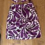 Hoss Intropia purple patterned pencil skirt with matching belt size 8 Image 2