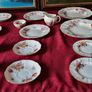 14 Piece Royal Crown Derby English Bone China Derby Posies Pattern Dinner & Tea Set For 2 Person Setting Made In England Image 3