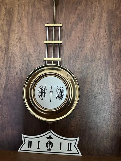vintage wall clock Hermle Germany , not working