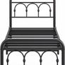 3ft Single Bed Frame with Headboard(90x190cm),Metal Single Size Bed Base Image 5