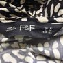 F&F Black cream and gold sparkle special ocassion Dress Size 16 can post Image 5
