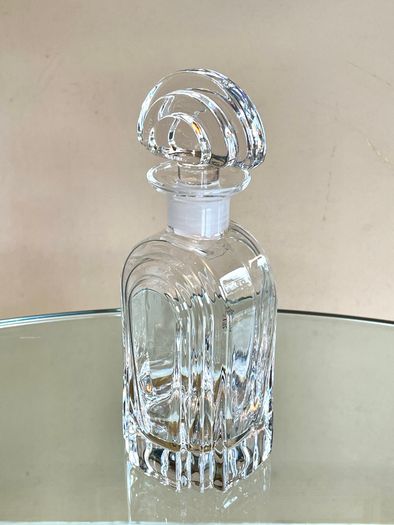 Vintage Italian Lead Crystal Decanter Bottle, Cristalli Puthod