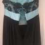 black lace strapless dress Image 5