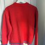 Zara winter Jumper in RED 100% cotton Image 5
