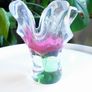 Vintage Chechoslovakian Glass Vase - J. Hospodka, Chribska Image 2