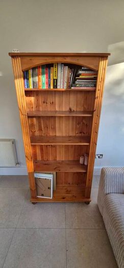 Wooden bookshelf