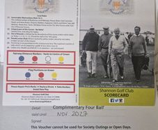 Golf voucher