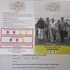 Golf voucher