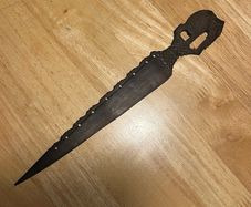 Mahogany letter opening knife