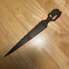 Mahogany letter opening knife
