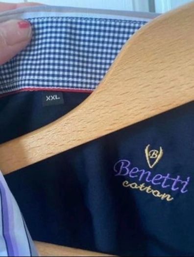 2 x Mens Benetti shirts
