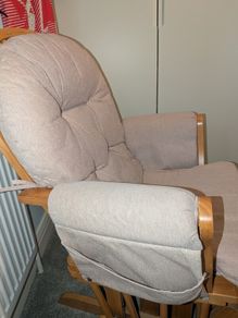 Babylo Glider Chair & Footstool