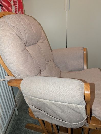 Babylo Glider Chair & Footstool