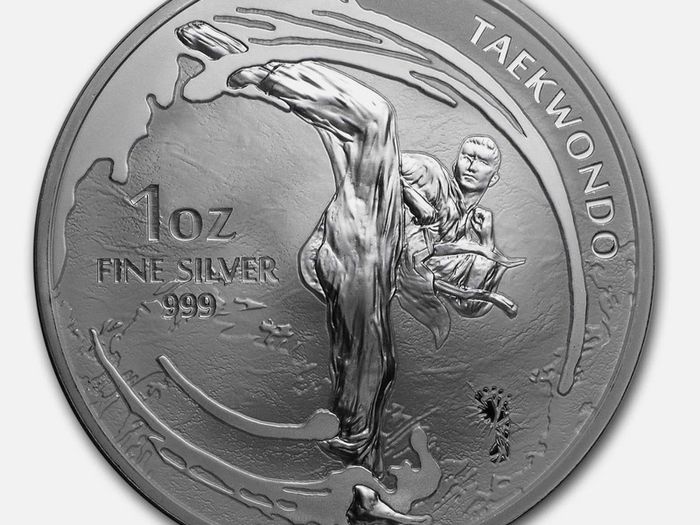 2019 South Korea 1 oz Silver K-Series Taekwondo