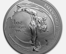 2019 South Korea 1 oz Silver K-Series Taekwondo
