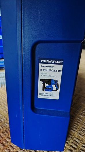 Rawlplug 18v cordless SDS Hammer Drill 2 batteries