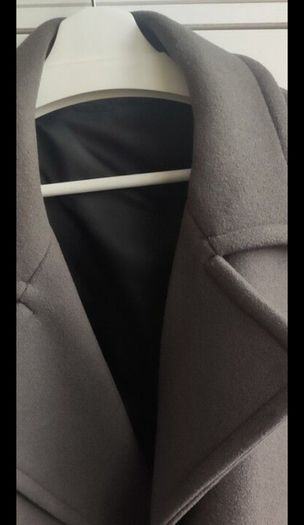 NWT Men's Zara Wool Peacoat Size L