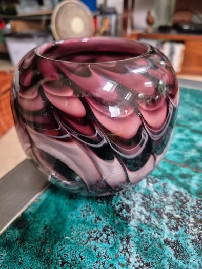 Beautiful glass vase
