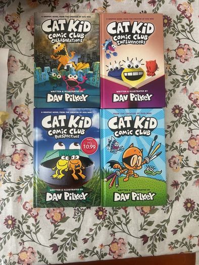Cat kid books - hard bound