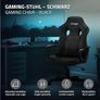 Gaming Chair with Rocker Function, Blue, Faux Leather, Ergonomic Office Chair with Armrest, Swivel Chair, Height Adjustable, S-shaped Backrest, Racing Gamer Chair, Work Chair, Desk Chair Image 3
