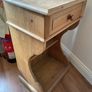 wood bedside locker Image 2