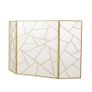 3 Panel Iron Fireplace Screen Image 5