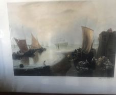 Signed Antique John Cother Webb Mezzotint Print