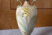 Large Antique Hand Painted Vase