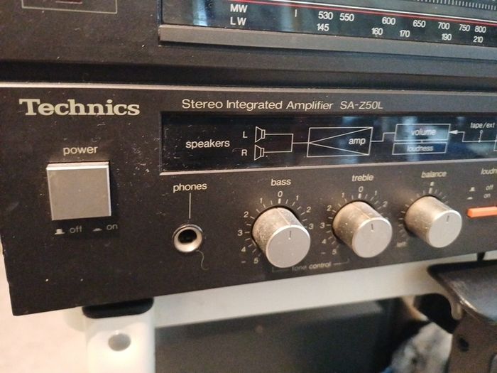 Technics amplifier and tuner