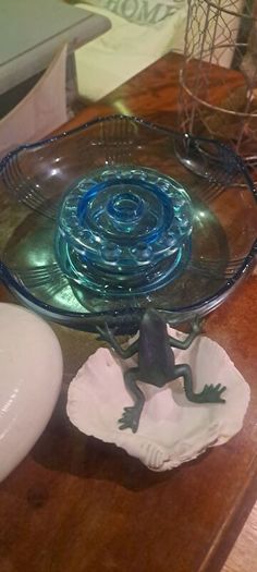 Art Deco Glass X 2
