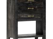 Side Cabinet 60x30x80 cm Solid Mango Wood