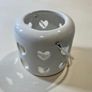 Ceramic heart themed lantern Image 2