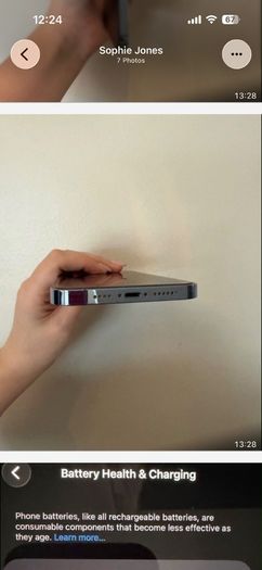 I phone 13 Pro max sierra blue