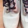 Timberland Ladies light blue denim and leather boots Us 8 Uk 6 Image 4