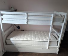 Bunk Bed with Trundle and 1 high quality matteress