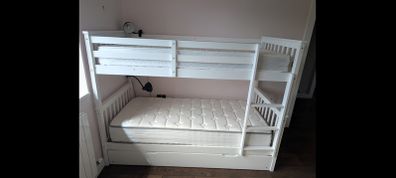 Bunk Bed with Trundle and 1 high quality matteress