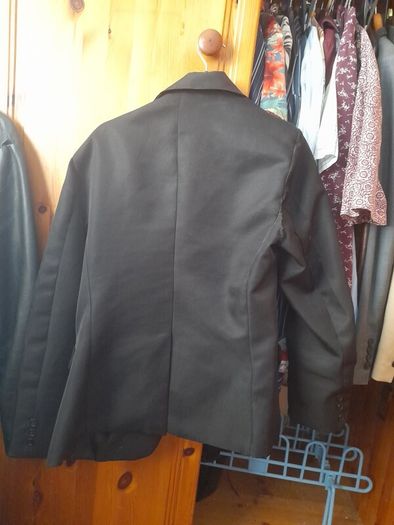 black suit jacket
