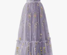 Stunning floral gown with corset back