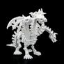Articulated 5-Headed Hydra Dragon Skeleton - 3D Printed Pentadragon Mythical Figurine Image 6