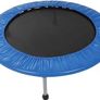 NEW SALE | Indoor Fitness Trampoline, Foldable, 102cm, Black and Blue Image 2