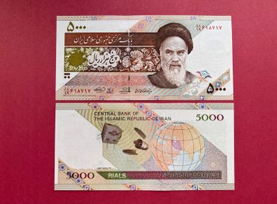 Iran  5,000. Rials  2009  Pick  150a   ( Uncirculated )