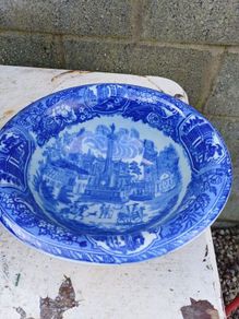 Vintage Victoria Ware Umbrella Stand & Bowl